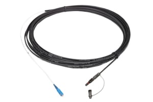 COSC FHD-H01B-0500FL FIBER HARDENED FLAT DROP CABLE 500FT ON REEL OPTI TAP  REELED OFF FIRST